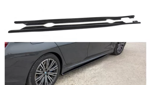 Diffuser BMW 3 G20 M-pack Side Skirts Gloss Black