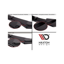 Splitter Volvo V40 R-design Front Gloss Black