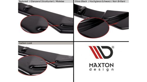 Splitter Volvo V40 R-design Front Gloss Black