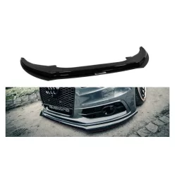 Splitter Racing Audi A6 C7 S-Line Gloss Black Front