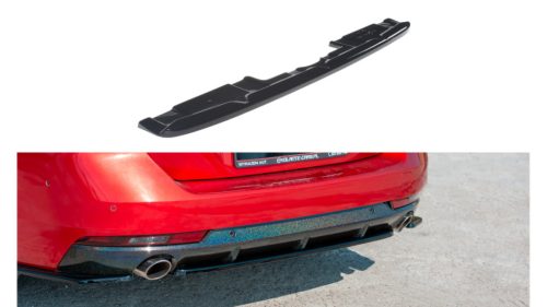 Splitter Peugeot 508 GT II Rear Central without Diffuser Gloss Black