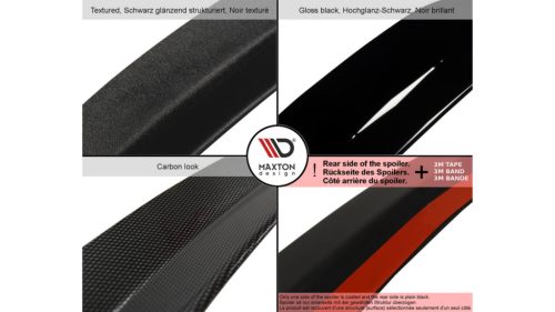 Spoiler Cap Toyota Supra V Gloss Black