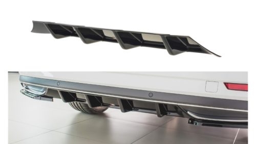 Diffuser Skoda Superb III Facelift Rear Gloss Black