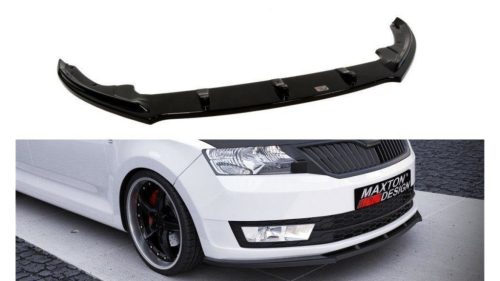 Splitter Skoda Rapid Front v.1 Gloss Black