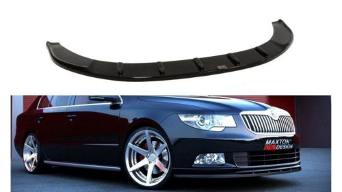 Splitter Skoda Superb II Front for bumper Sport Spoiler Gloss Black