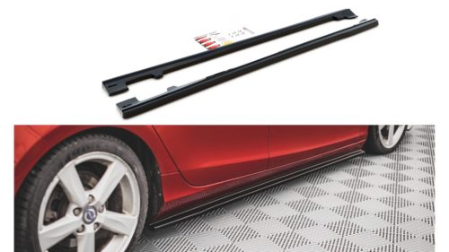 Diffuser Volvo V40 Side Skirts Gloss Black