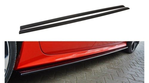 Diffuser Audi A7 C7 Facelift S-Line Side Skirts Gloss Black