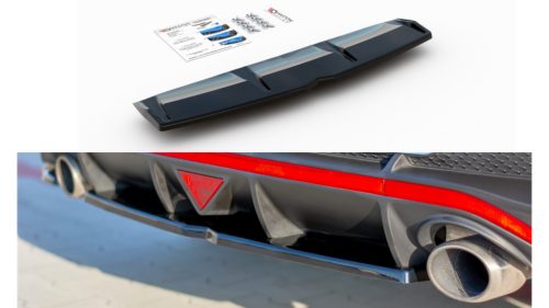 Splitter Hyundai I30 III N Fastback Rear Central Gloss Black