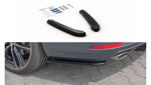 Splitter Seat Leon Cupra III Facelift Sportstourer Rear Side v.1 Gloss Black