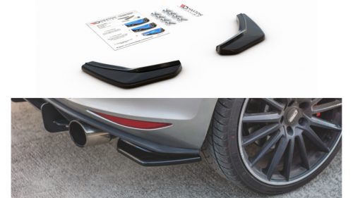 Splitter Volkswagen Golf 7 GTI Rear Side v.2 Gloss Black