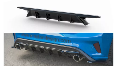 Diffuser Ford Focus IV ST Rear Valance v.2 Gloss Black