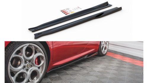 Diffuser Alfa Romeo 4C Side Skirts Gloss Black