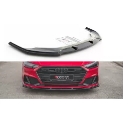 Splitter Audi A7 C8 S-Line Front v.2 Gloss Black