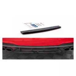 Splitter Audi S7 C8 Rear Central Gloss Black