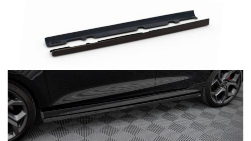 Diffuser Ford Fiesta VIII ST ST-Line Side Skirts v.2 Gloss Black