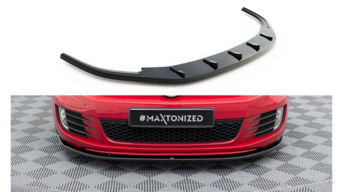 Splitter Volkswagen Golf VI GTI Front v.2 Gloss Black