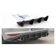Diffuser Volkswagen Golf 7 GTI Rear Racing Durability v.1 Black