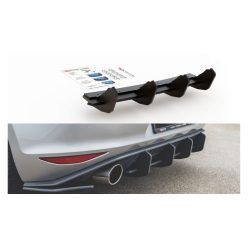   Diffuser Volkswagen Golf 7 GTI Rear Racing Durability v.2 Black-Red
