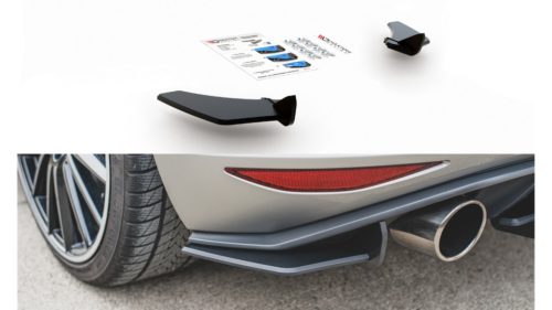 Splitter Volkswagen Golf 7 GTI Rear Side Racing Durability v.1 Black