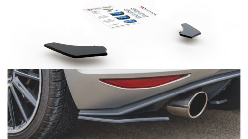 Splitter Volkswagen Golf 7 GTI Rear Side Racing Durability v.2 Red