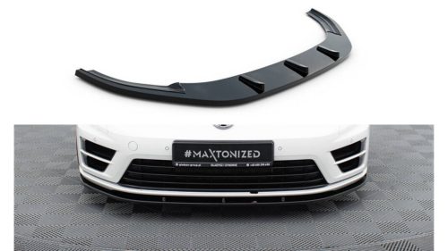Splitter Volkswagen Golf 7 R Front v.1 Gloss Black