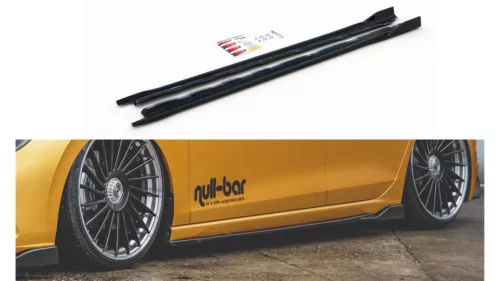 Diffuser Volkswagen Golf 8 Side Skirts v.2 Gloss Black