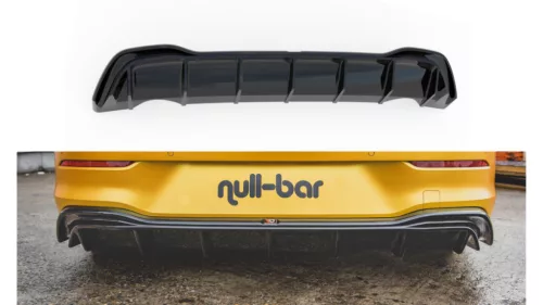 Diffuser Volkswagen Golf 8 Rear Valance Gloss Black