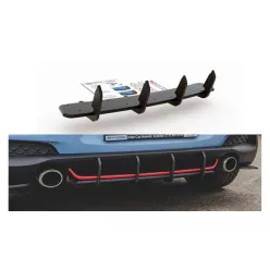 Diffuser Hyundai I30 III N Rear Racing Durability v.1 Black
