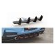 Diffuser Hyundai I30 III N Rear Racing Durability v.2 Black-Red