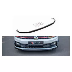 Splitter Volkswagen Polo VI GTI Front v.3 Gloss Black