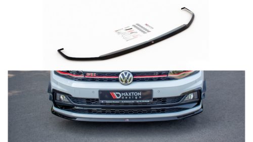 Splitter Volkswagen Polo VI GTI Front v.3 Gloss Black