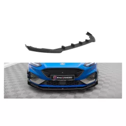   Splitter Ford Focus IV ST ST-Line Front Racing Durability + Flaps Black