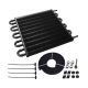 TurboWorks Power steering, transmision cooler 10-rows Black