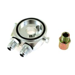 TurboWorks Oil Cooler Adapter Silver AN10