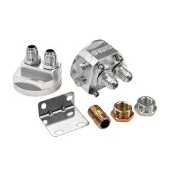 Turboworks Oil Relocation Kit AN8 Silver