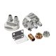 Turboworks Oil Relocation Kit AN8 Silver