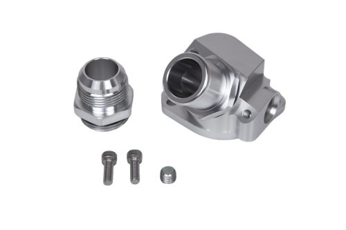 Billet Aluminum Thermostat Housing for Honda B & D Series with 1.25" AN16 Silicone Hose