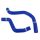 Radiator Silicone Hose Car TurboWorks Mitsubishi Evo 7-8 CT9A