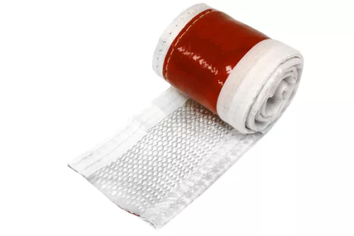 TurboWorks Heat resistance hose cover 10mm x 1m Red