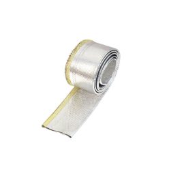 TurboWorks Heat resistance hose cover 12mm x 1m Aluminium