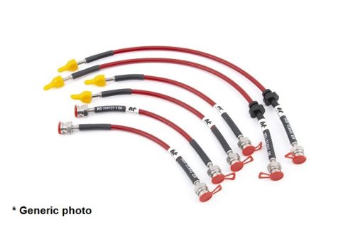 Mitsubishi Lancer (RalliArt) Brake Lines-Colour Black Colour Purple Colour Orange