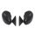 Mirrors Uniwersalne K-20 Black Manual Blue Glass