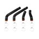Toyota MR2 00-05 Silicone Radiator Hose Kit Black Mishimoto