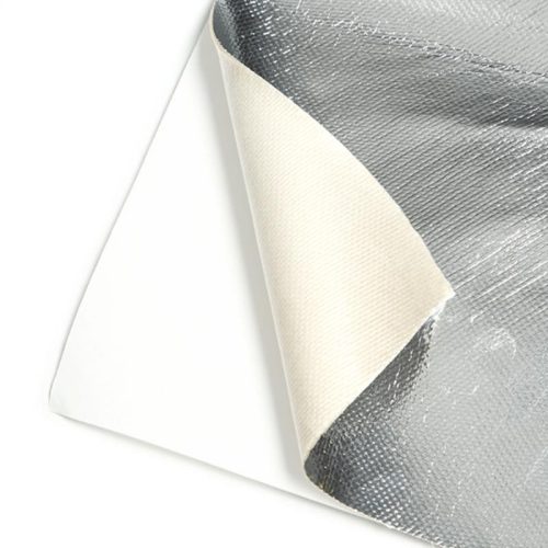 Aluminum Silica Heat Barrier with Adhesive Backing, 24x24