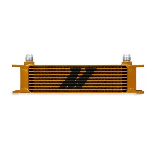 Universal 6AN 10 Row Oil Cooler Gold Mishimoto