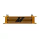 Universal 6AN 10 Row Oil Cooler Gold Mishimoto
