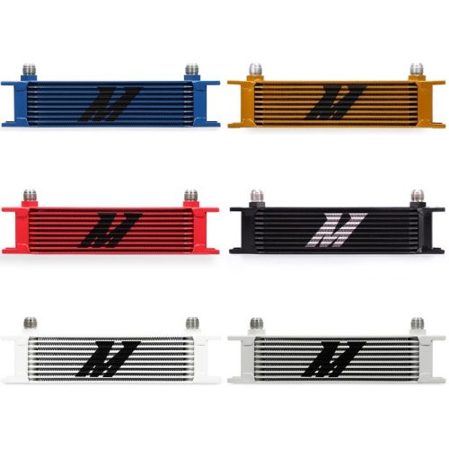 Universal 10 Row Oil Cooler Black Mishimoto