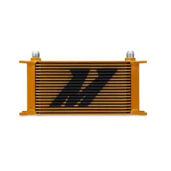 Universal 19 Row Oil Cooler Gold Mishimoto