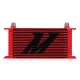 Universal 19-Row Oil Cooler Red Mishimoto