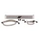 BMW M3 01-06 E46 Oil Cooler Kit Silver Mishimoto